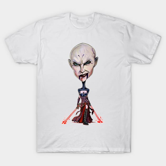 Chibi Ventress T-Shirt by tabslabred